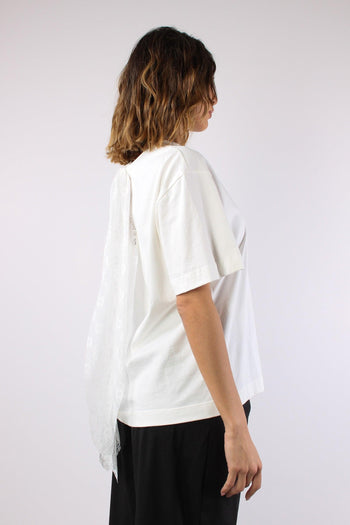 T-shirt Fiocco Pizzo Bianco - 6