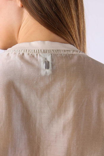 T-shirt Scavo V Organza Crystal Grey - 8