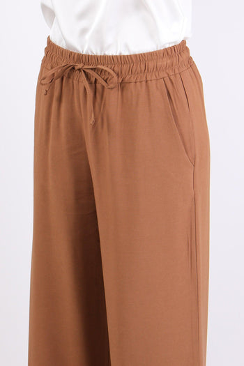 Pantalone Elastico Tencel Moka - 7