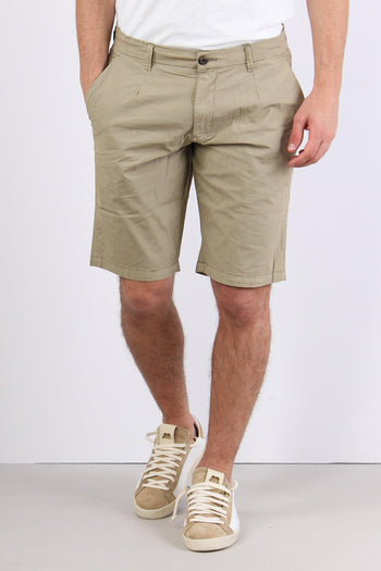 Bermuda Cotone Leggero Pence Taupe - 2