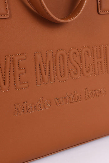 Shopping Rigida Lettering Cuoio - 7