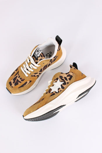Sneakers New Run Star Animalier Leopard/taupe - 2