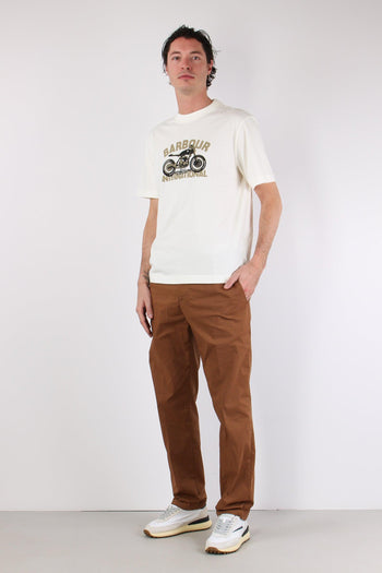 T-shirt Stampa Motorcycling Whisper White - 5
