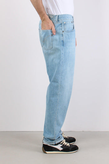 Ervin Denim Gamba Morbida Denim Chiaro - 7
