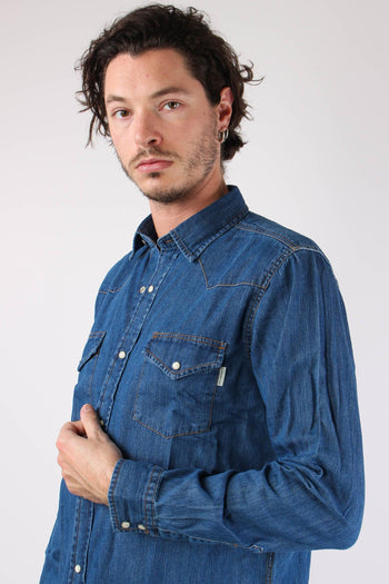 Camicia Denim Automatici Denim Medio - 7
