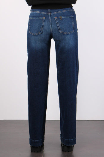 Jeans Authentic Flare Denim Blue - 3