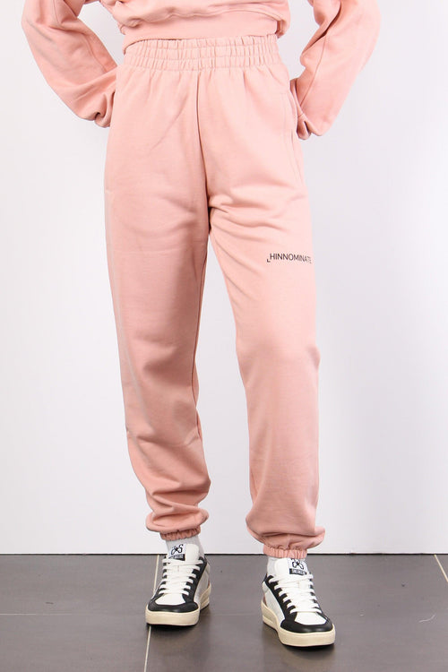 Pantalone Felpa Vita Alta Old Rose - 2