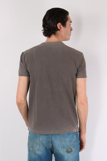 T-shirt Piquet Tabacco - 4