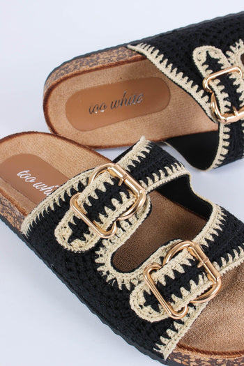 Ciabatta Impunture Black - 5
