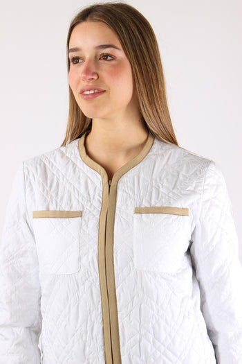 Jalina Giubbotto Trapunta White - 7