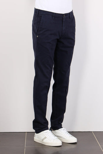 Pantalone Chino Regular Stretc Blu - 4