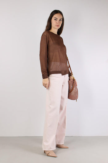 Girocollo Lurex Bronzo - 5