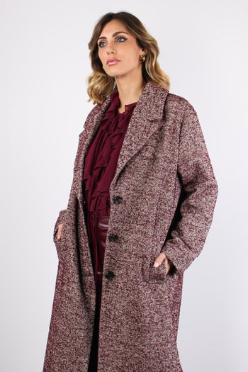 Cappotto Spinato Bordeaux - 6