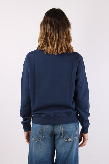 Felpa Scritta Blu - 4