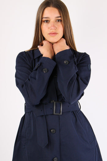 Verve Trench Monopetto Canva Navy Blue - 8