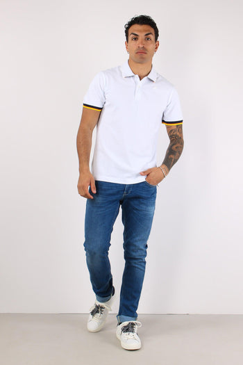 Polo Collo Contrasto White - 2