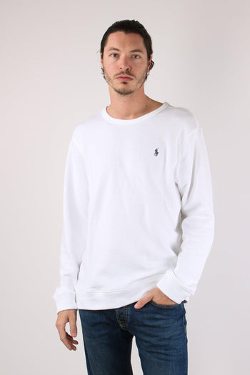 Felpa Girocollo Spugna White - 2
