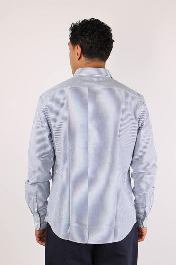 Camicia Fancy Riga Navy/bianco - 5