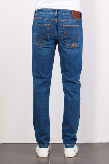 Denim Slim Fit Denim Medio - 4