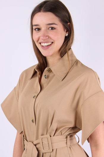 Alesha Chemisier Cintura Beige Chantilly - 5