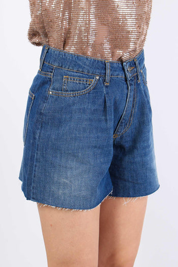 Ares Short Denim Pences Denim Scuro - 6