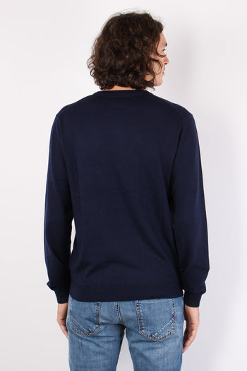 Girocollo Basico Navy Blue - 3