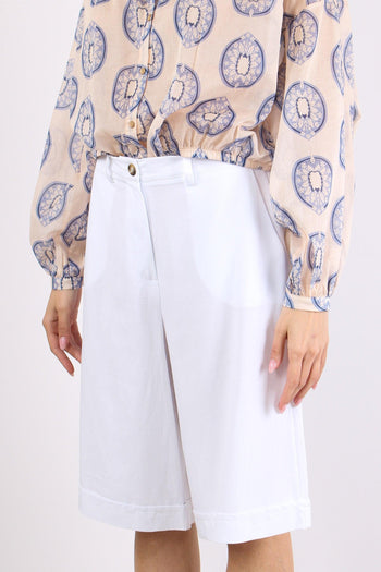 Bermuda Misto Viscosa Bianco - 6