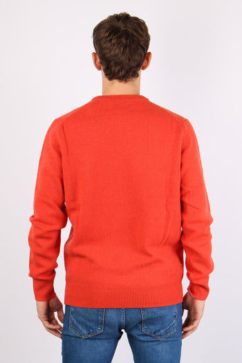 Maglia Girocollo Lana Orange - 3