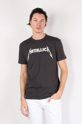 T-shirt Unisex Metallica Grigio - 2