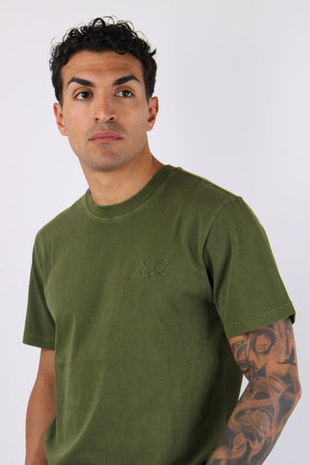 T-shirt Logo Patch Verde - 3