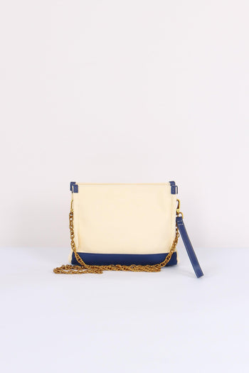 Pochette Canvas Orso Bicolor Blue - 3