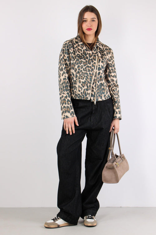 Chiodo Ecocamoscio Leopard