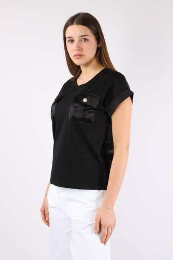 Antoine T-shirt Cotone Taschiine Black - 5