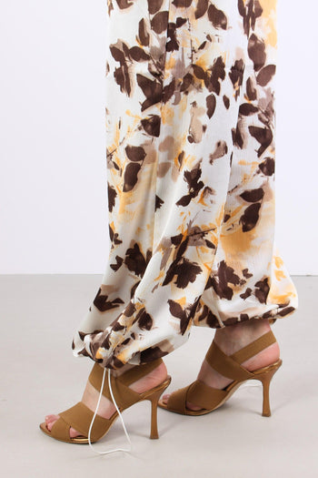 Pantalone Fantaia Coulisse Brown Shades - 6