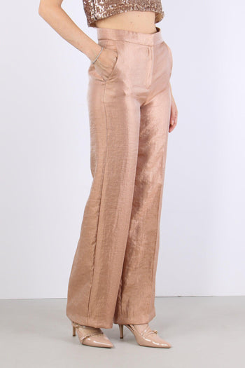 Pantalone Fluido Spalmato Blush - 8