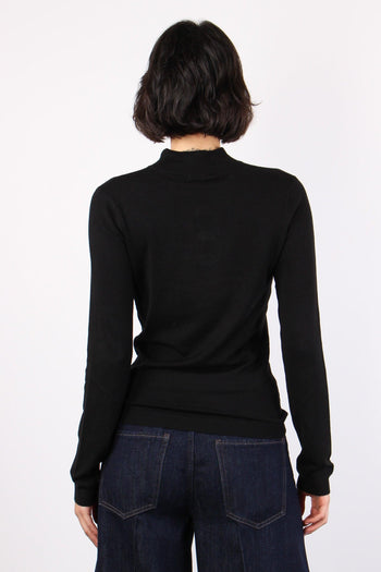 Angiolina Maglia Mezzo Collo Black - 3