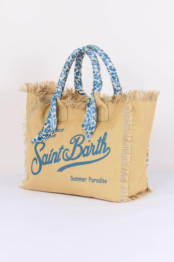 Vanity Foulard Beige/blu - 4