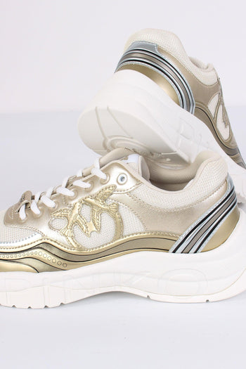 Glammy 04 Sneaker Metalizzat Mesh Gold - 7