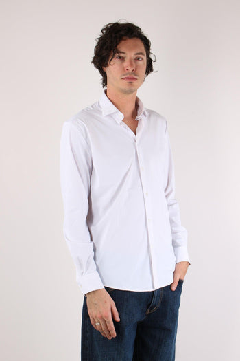 Camicia Tessuto Tecnico Bianco - 6
