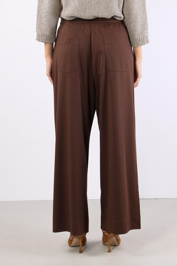 Modico Pantalone Cropped Punto Cioccolato - 4