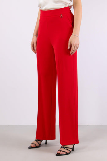 Lalim Pantalone Palazzo Fluido Flame S - 5