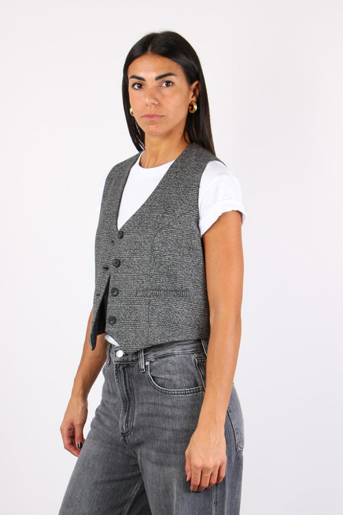 Gilet Taglio Uomo Galles Nero/grigio - 2