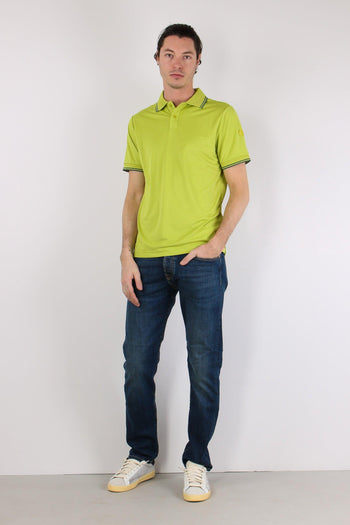 Hari Polo Collo Righe Citron Green - 6