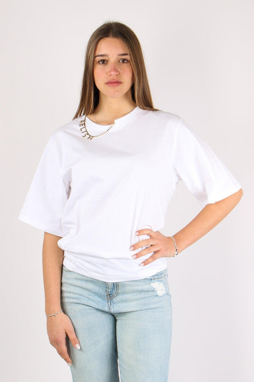 Nimue T-shirt Arriccio Fondo White