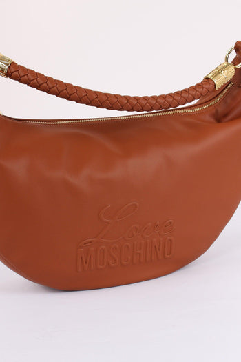 Mezzaluna Manico Intreccio Marrone - 6