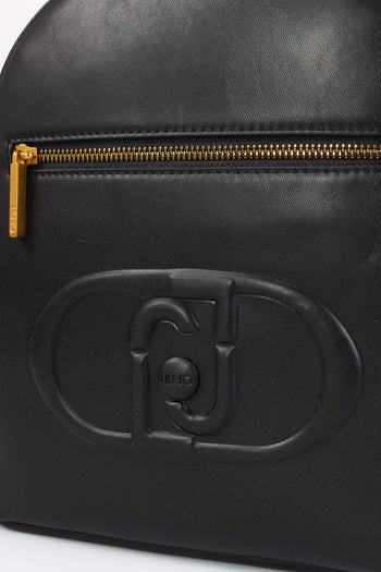 Zaino 2 Zip Laminato Nero - 6