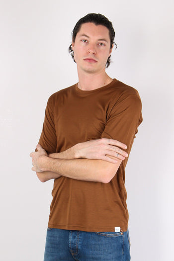 Apf18 T-shirt Basica Tencel Bruciato - 2