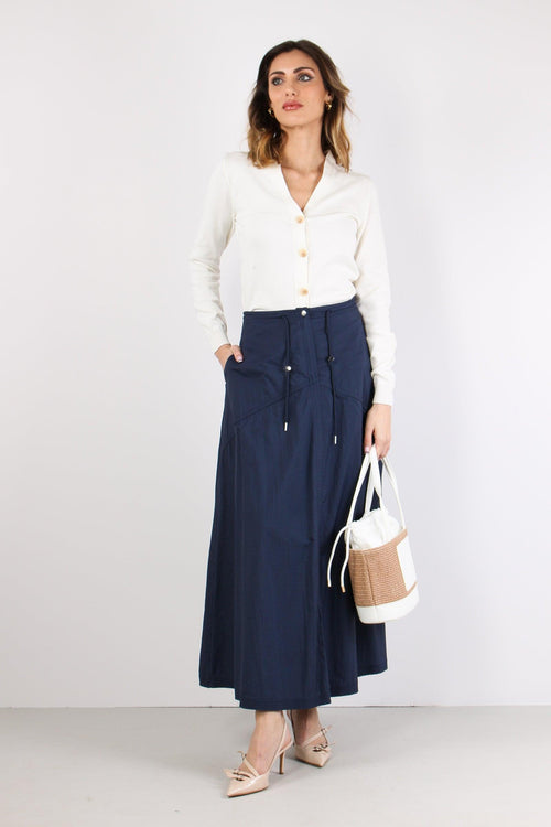 Gonna Lunga Nylon Deep Water