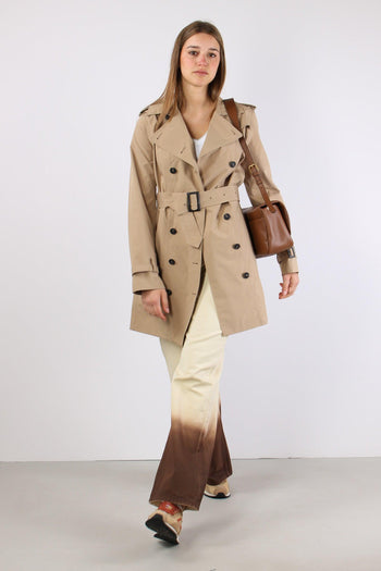 Audrey Trench Doppiopetto Stardust Beige - 7