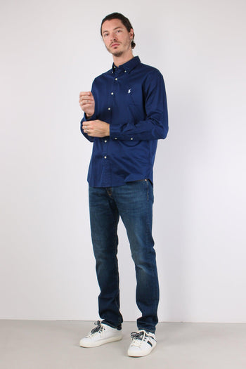 Camicia Custom Cotone Leggero Newport Navy - 3